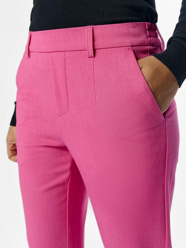 OBJECT BROEK LISA SLIM RASPBERRY SORBET/MELANGE