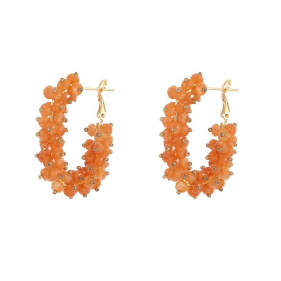 CANDY SWEET OORBELLEN BEADS ORANGE