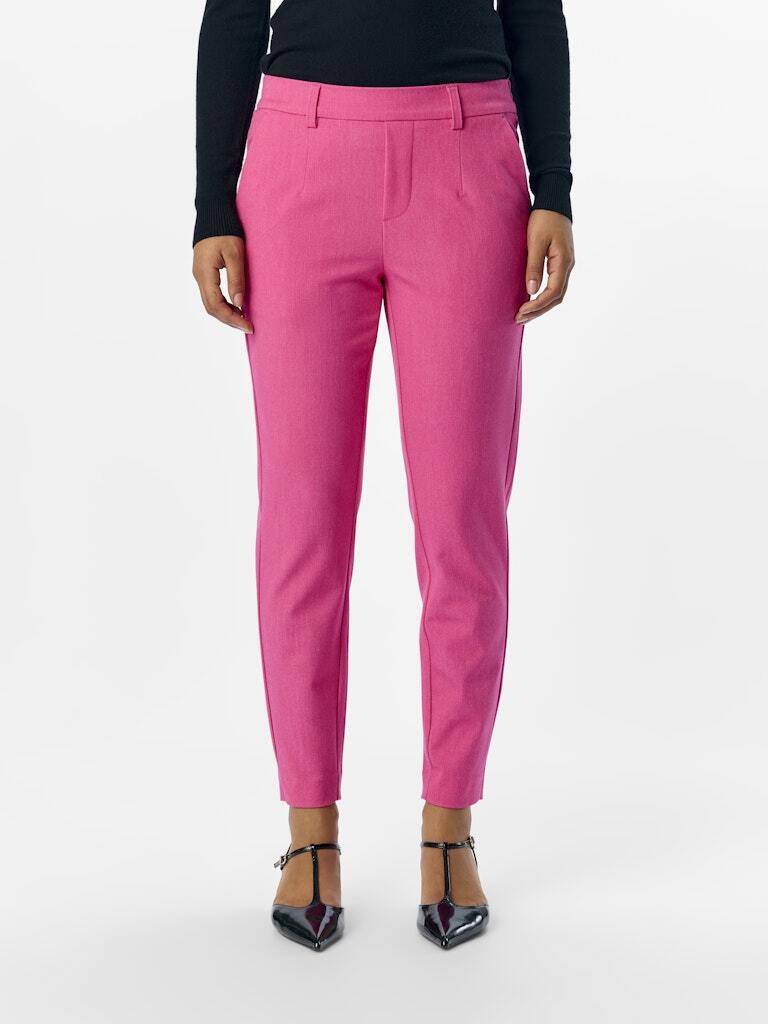 OBJECT BROEK LISA SLIM RASPBERRY SORBET/MELANGE