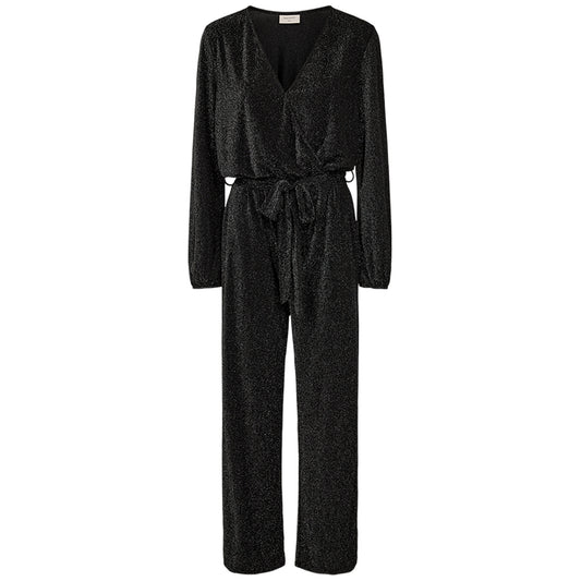 FREEQUENT JUMPSUIT GLITTO BLACK/SILVER