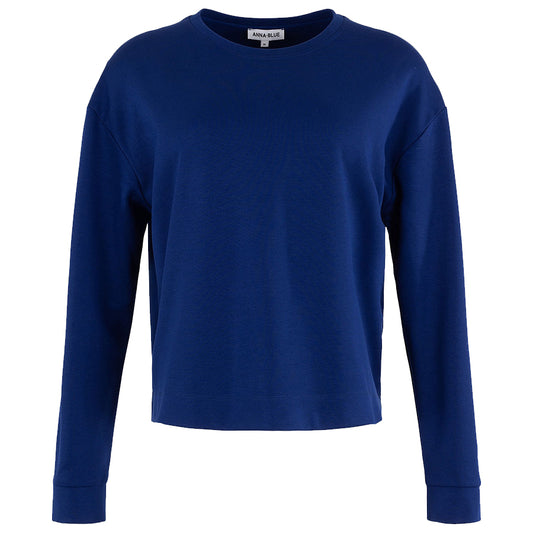 ANNA BLUE SWEATER STYX BLAUW