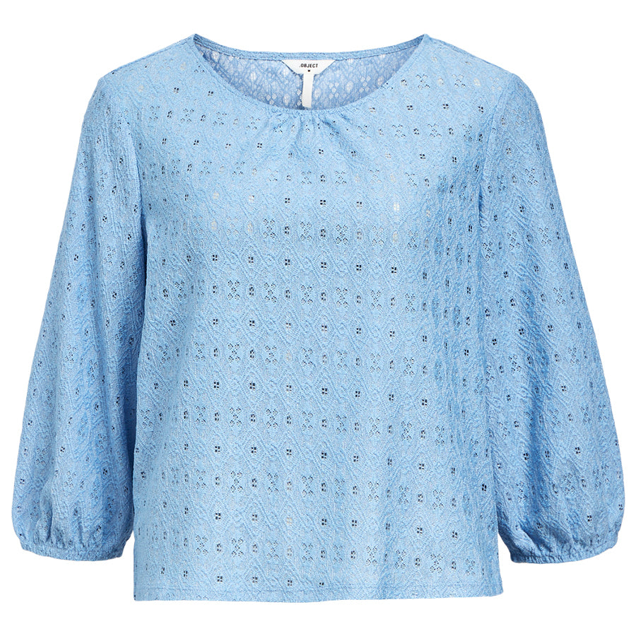 OBJECT TOP LAILA CORNFLOWER BLUE