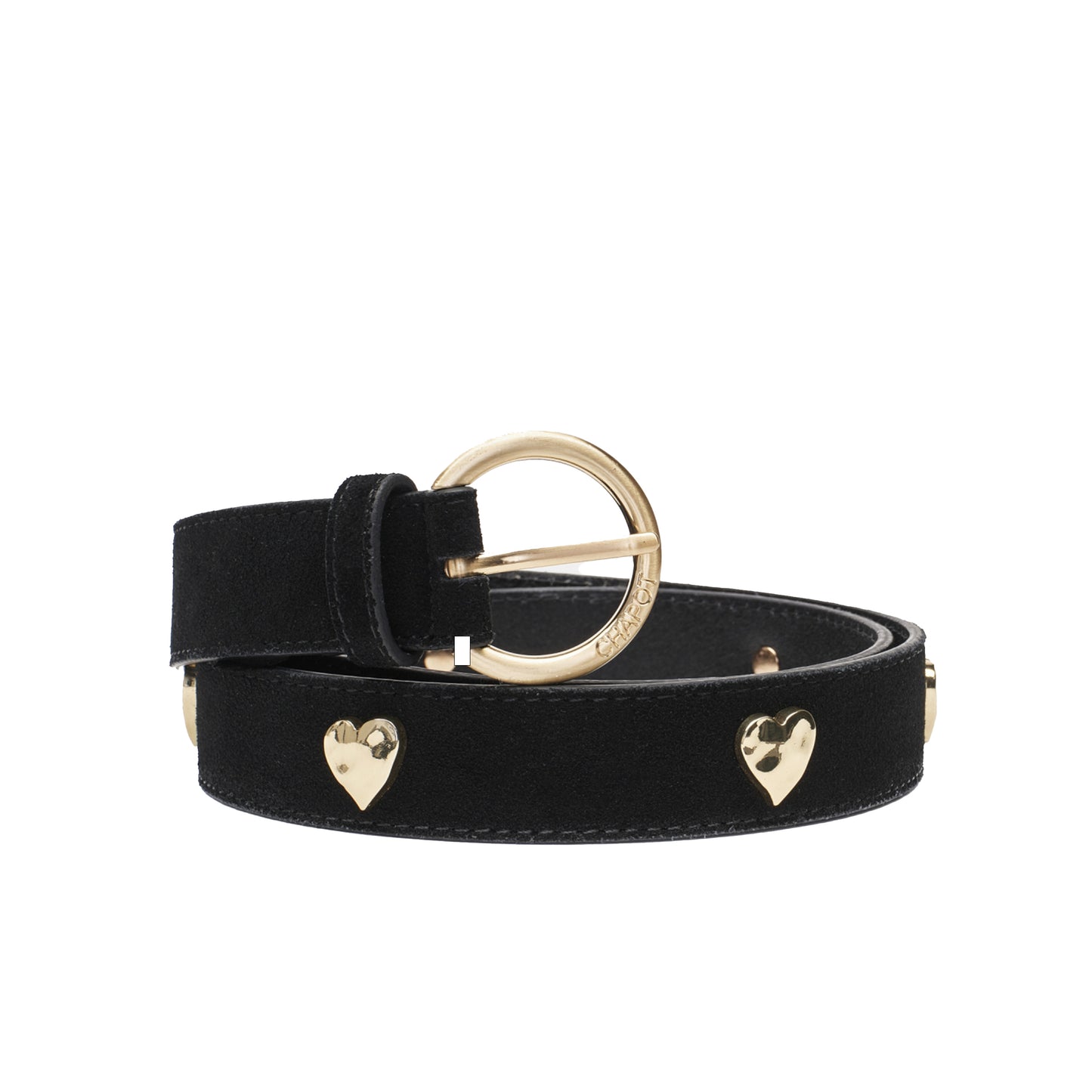 FABIENNE CHAPOT RIEM HAMMERED HEART BLACK