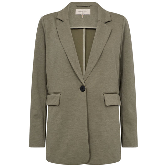 FREEQUENT BLAZER NANNI DEEP LICHEN GREEN MELANGE