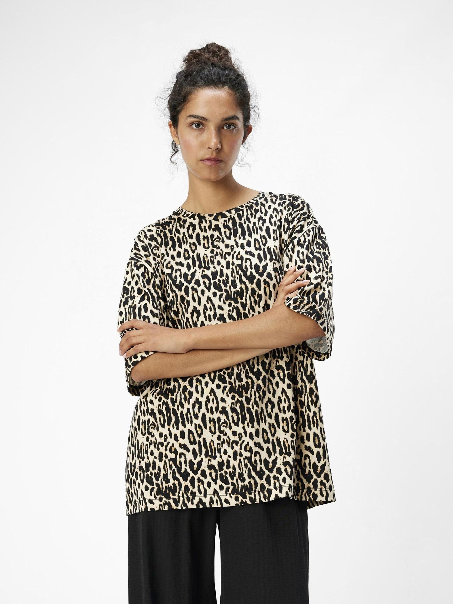 OBJECT T-SHIRT LAURA INCENSE/LEOPARD