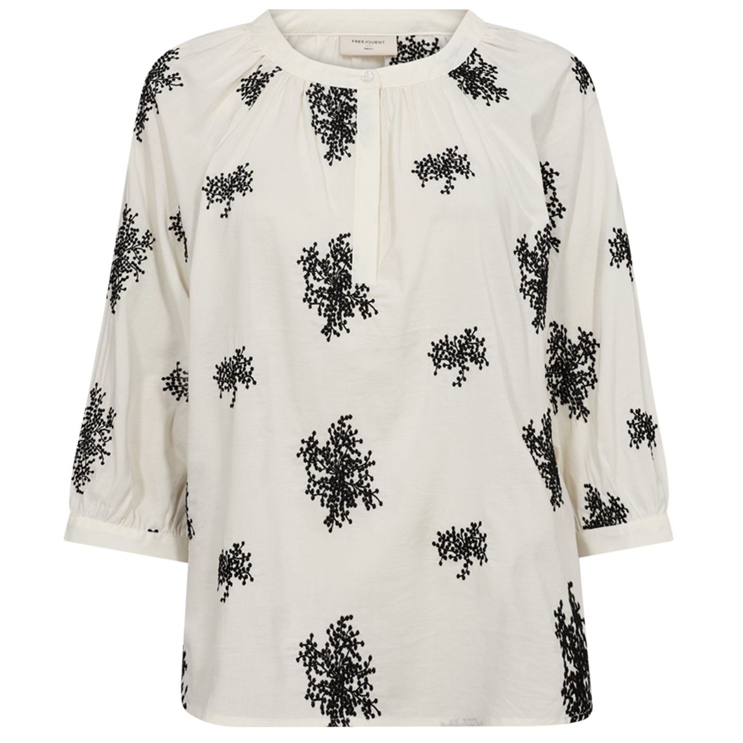 FREEQUENT BLOUSE DARLA OFF-WHITE/BLACK