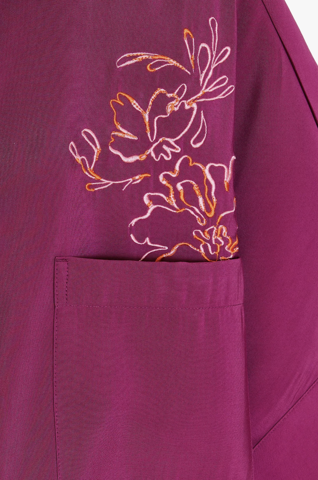 CKS BLOUSE SELAH MAGENTA PURPLE